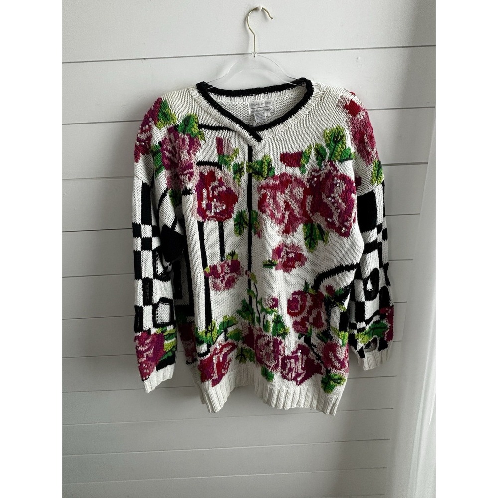 Vintage Jennifer‎ Reed hand Knitted Sweater Size Large